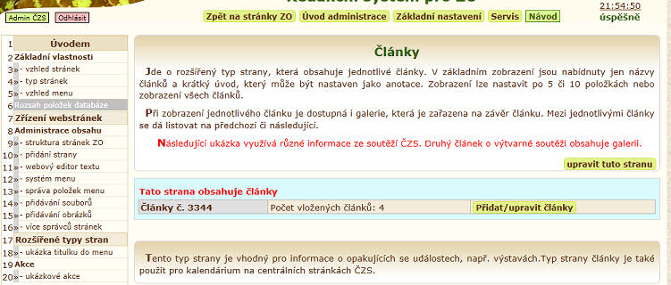články