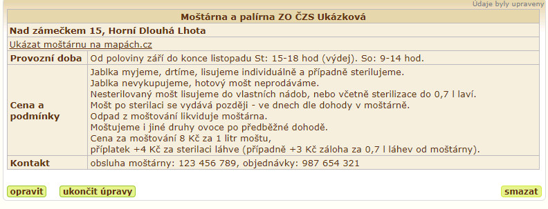 moštárna