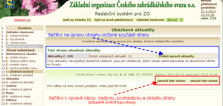 aktuality